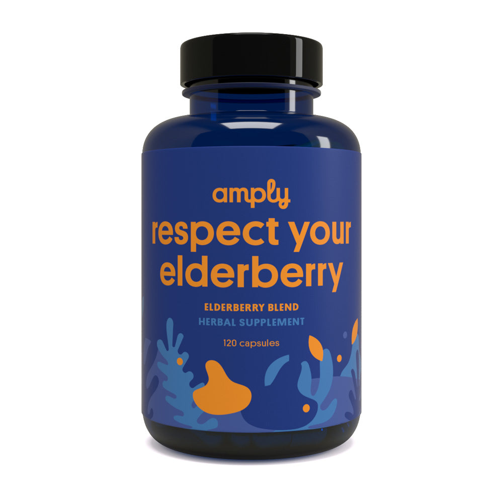 Respect Your Elderberry - Amply Blends | Herbal Solutions | Organic Supplements | Pain Management |